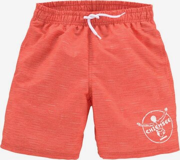 CHIEMSEE Board Shorts in Red: front