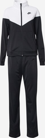 Nike Sportswear Jogginganzug in Schwarz: predná strana