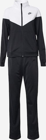 Nike Sportswear Sweatsuit in Black: front