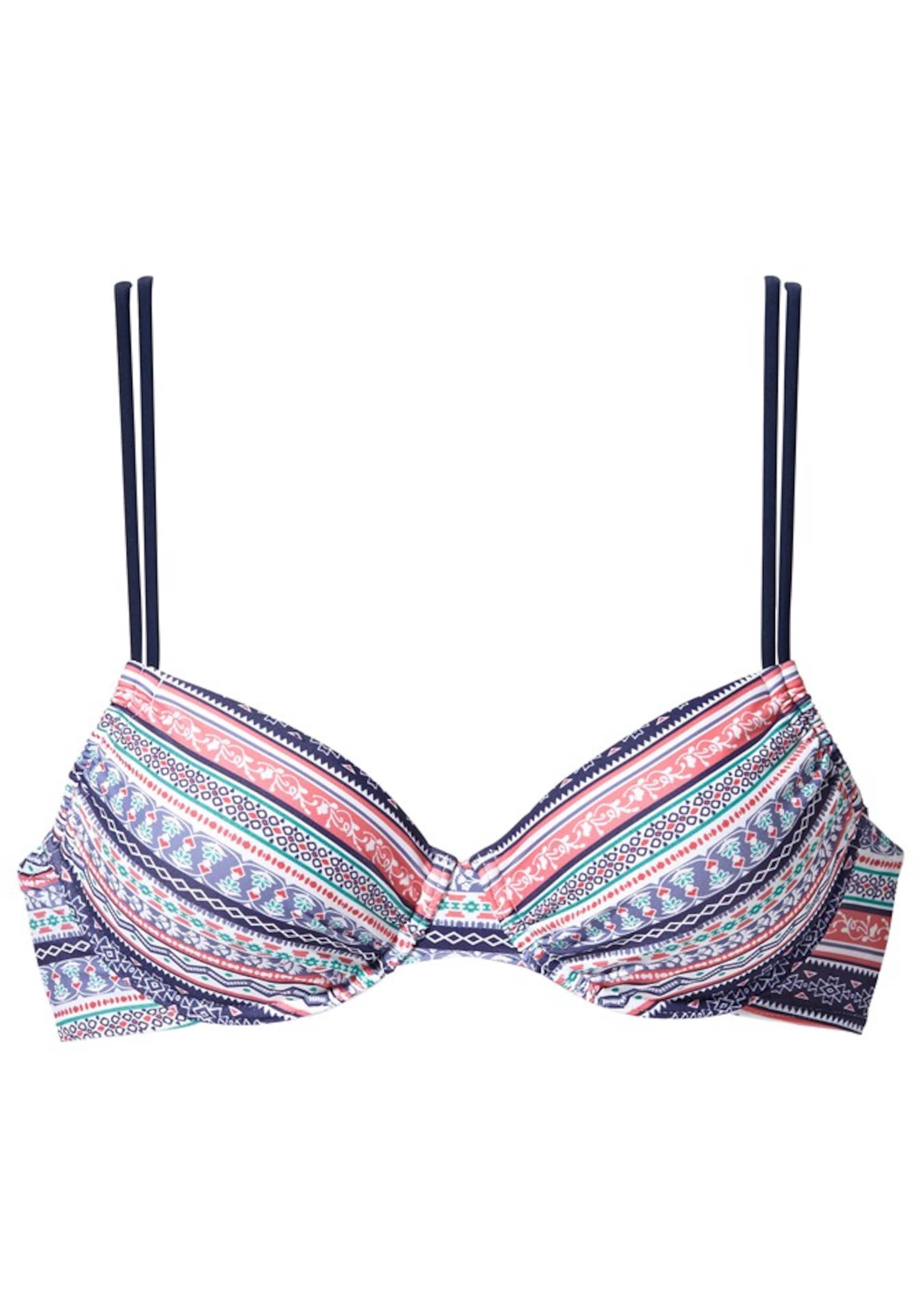 s.Oliver T-shirt Bikini Top in Mixed colors: front