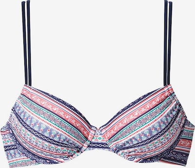 Top per bikini s.Oliver di colore marino / turchese / rosa chiaro / bianco, Visualizzazione prodotti