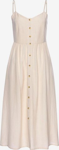 LASCANA Summer Dress in Beige: front