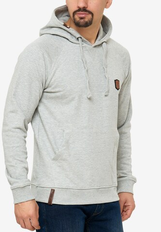 INDICODE JEANS Sweatshirt 'Litcham' in Grey
