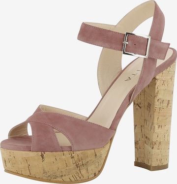 EVITA Strap Sandals 'Lana' in Pink: front