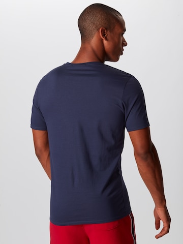 mėlyna DRYKORN Standartinis modelis Marškinėliai 'CARLO': galas