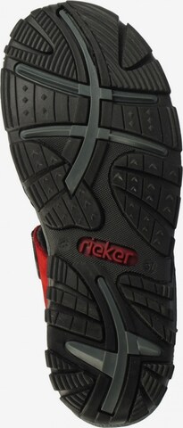 Rieker Hiking Sandals 'Strike' in Red