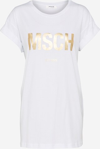 T-shirt 'Alva' MSCH COPENHAGEN en blanc : devant