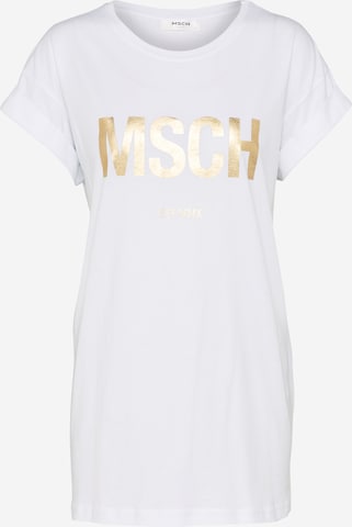 T-shirt 'Alva' MSCH COPENHAGEN en blanc : devant