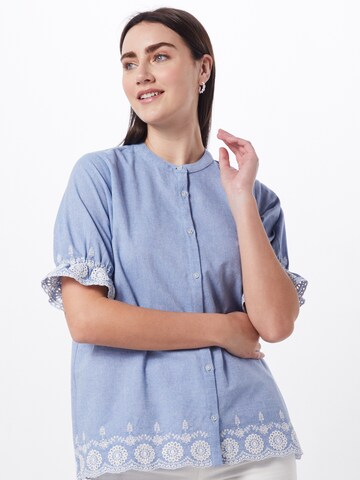 Camicia da donna 'Craig' di modström in blu: frontale