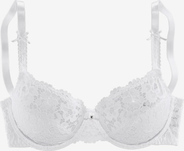 LASCANA T-shirt Bra in White: front