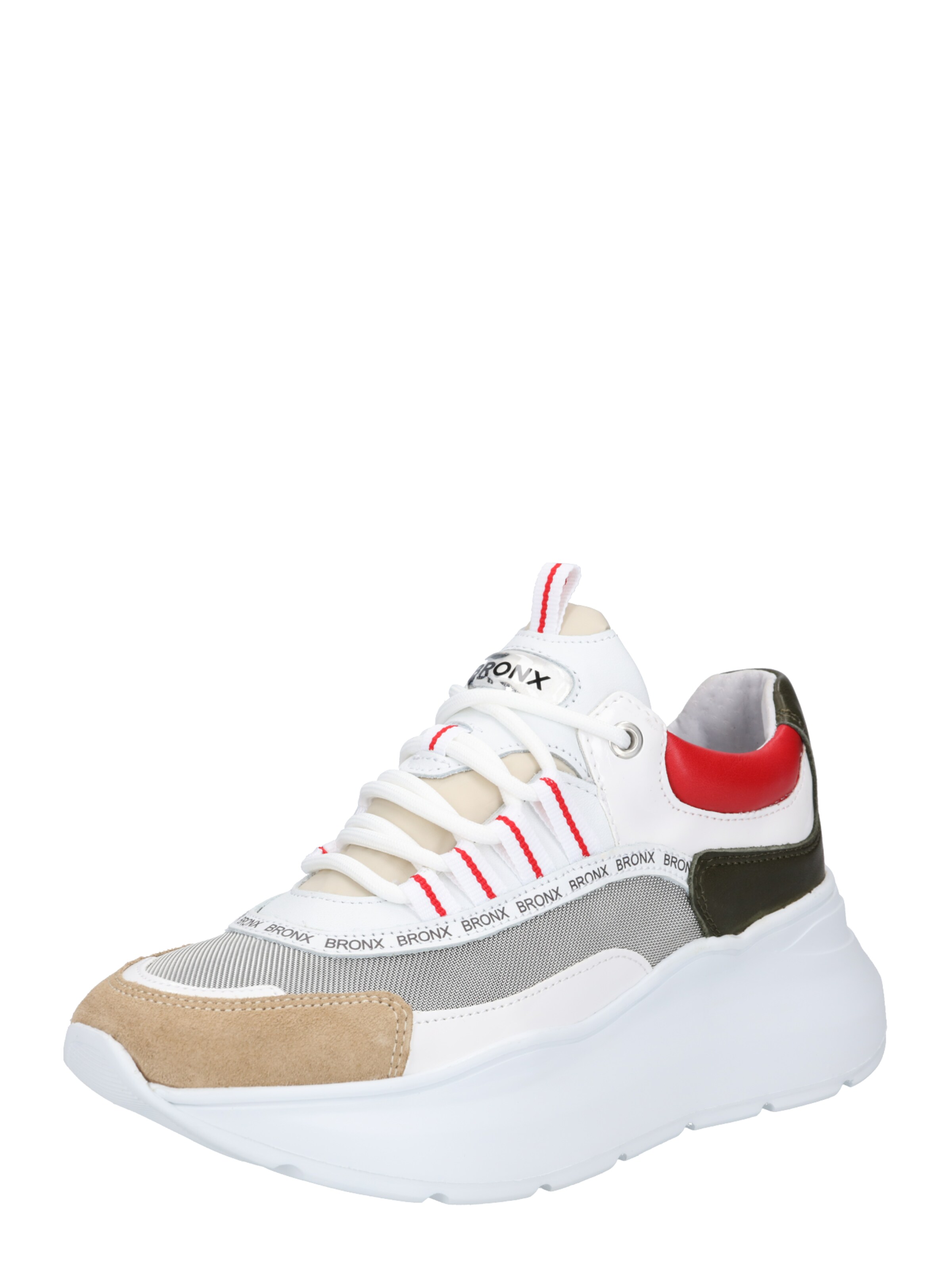 BRONX - Sneakers laag 'Grayson' in de kleur Cappuccino