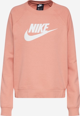 Nike Sportswear Sweatshirt 'Essntl' in Pink: predná strana