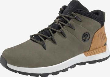 TIMBERLAND Veterschoen 'Sprint Trekker' in Groen: voorkant