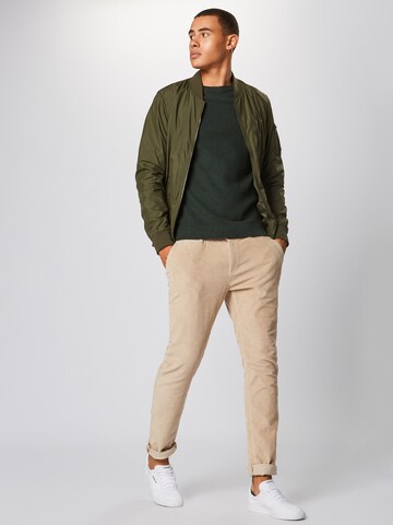 Pull-over 'Honeycomb' ESPRIT en vert