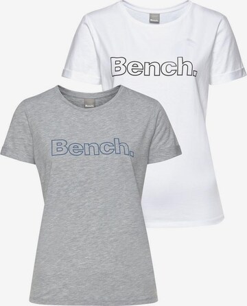 T-shirt BENCH en blanc : devant