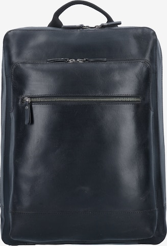 LEONHARD HEYDEN Backpack 'Dakota' in Black: front