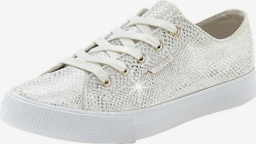 LASCANA Sneakers laag in Zilver: voorkant