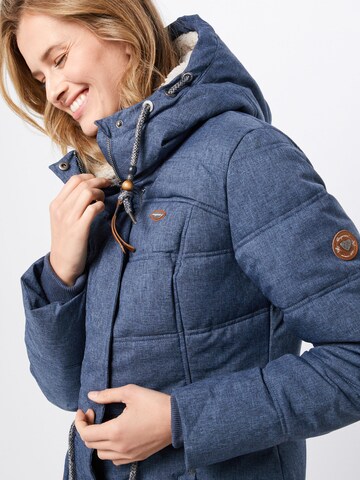 Ragwear Winter Jacket 'Ashani' in Blue