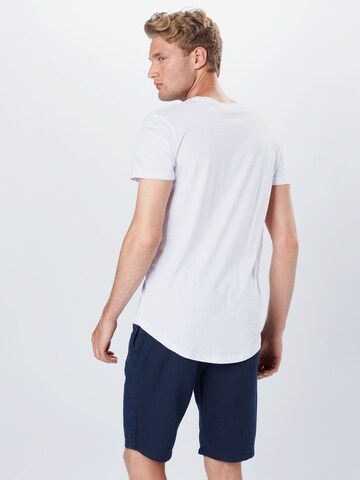 Coupe regular T-Shirt TOM TAILOR DENIM en blanc