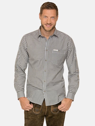 STOCKERPOINT Traditional button up shirt in Green, Item view