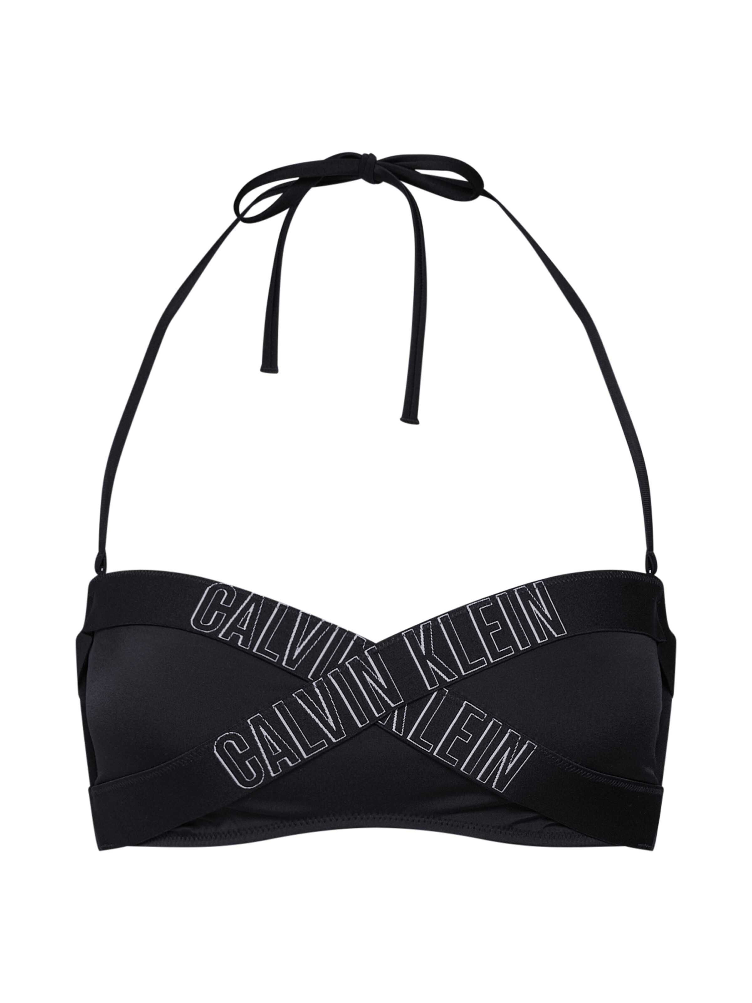 Calvin Klein Swimwear - Bikinitop 'BANDEAU-RP' in de kleur Zwart