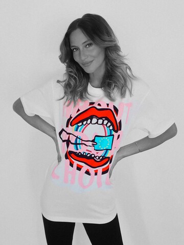 Tricou 'The Choice' de la ABOUT YOU pe alb: spate