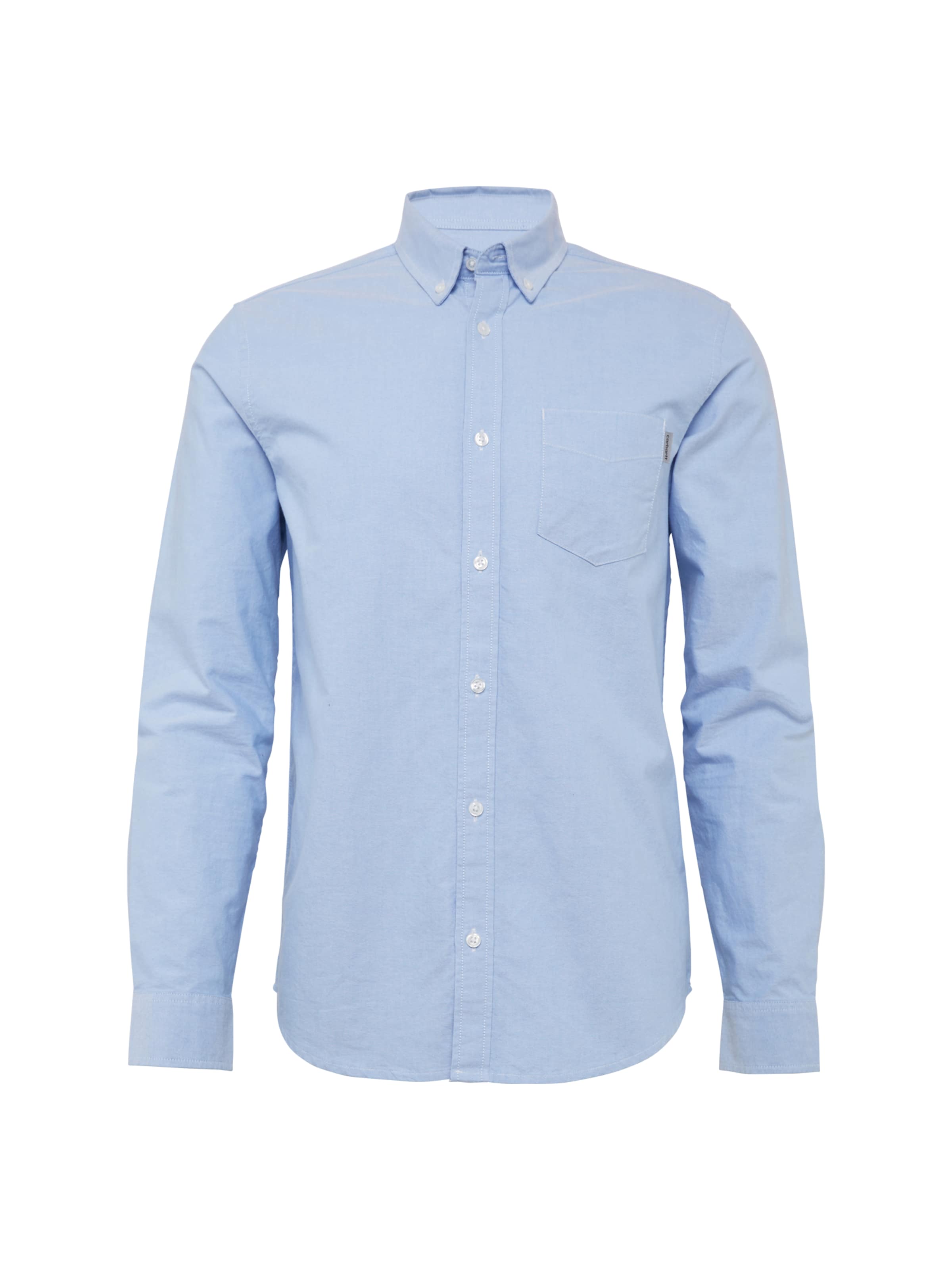 Carhartt WIP - Hemd 'L/S Button Down Pocket' in blau