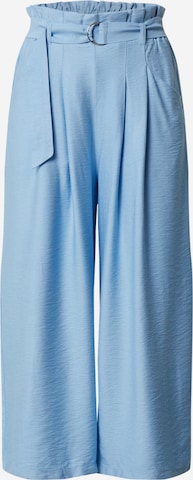 Wide Leg Pantalon 'Paige' VERO MODA en bleu : devant