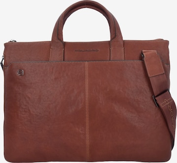 Piquadro Document Bag in Brown: front