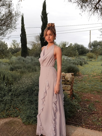 Purple Evening Dress Look
