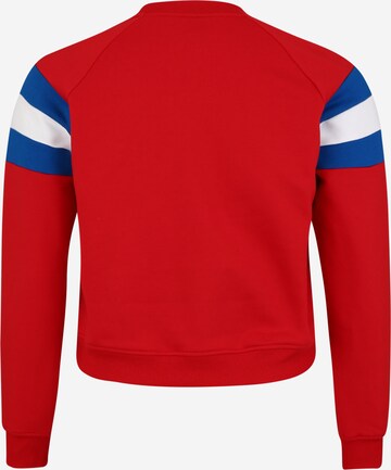 Urban Classics Sweatshirt in Red