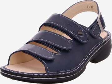 Finn Comfort Sandals in Blue: front