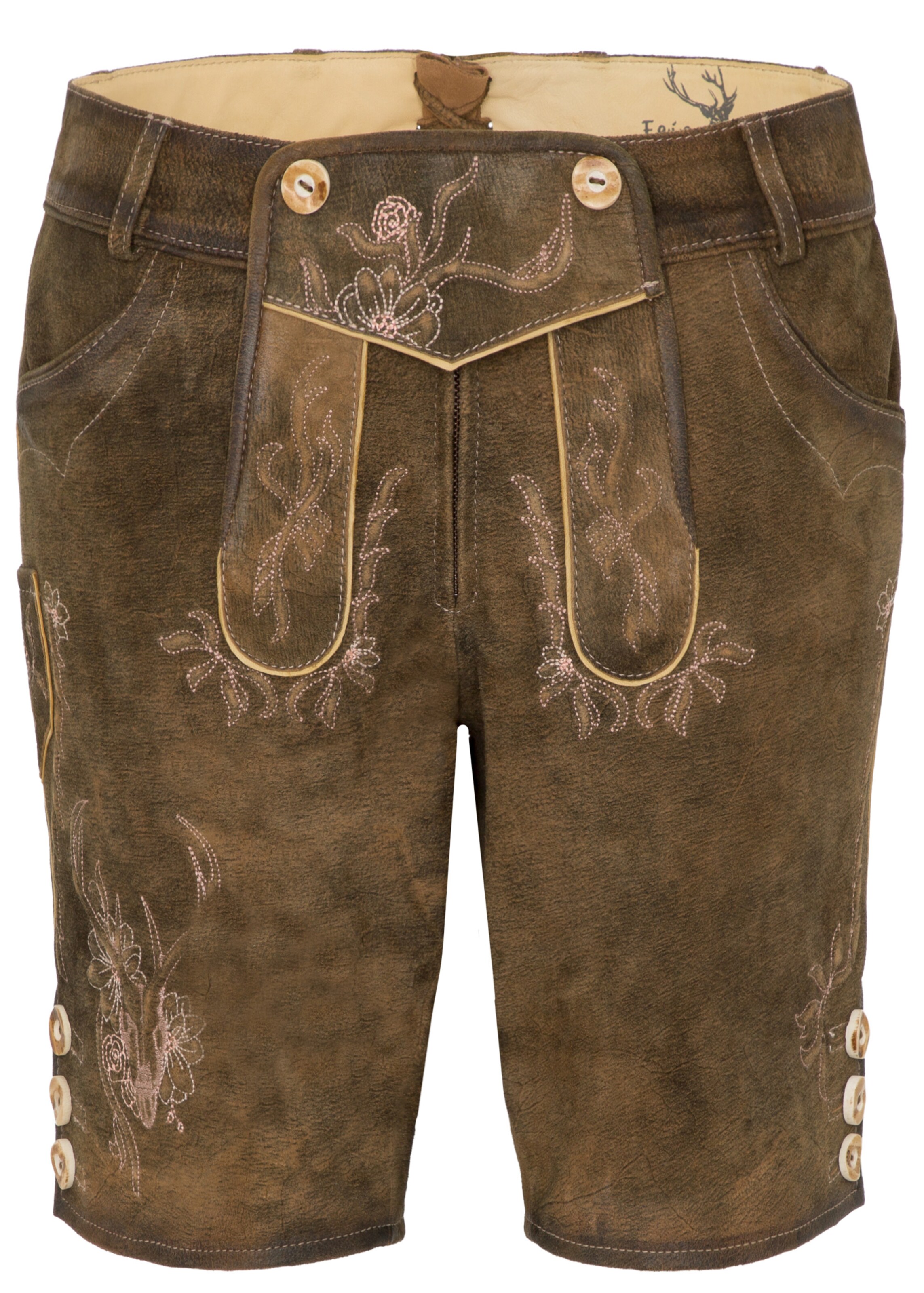 SPIETH & WENSKY - Lederhose in dunkelbeige