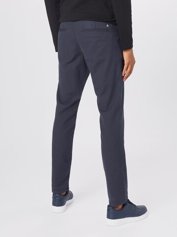 TOM TAILOR DENIM Slimfit Chino hlače | modra barva