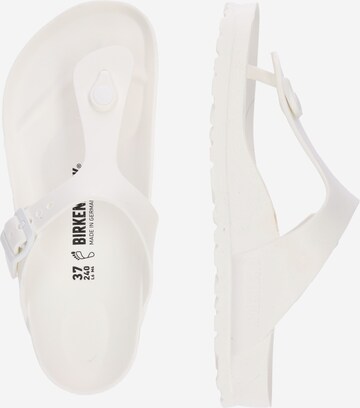 Tongs 'Gizeh' BIRKENSTOCK en blanc