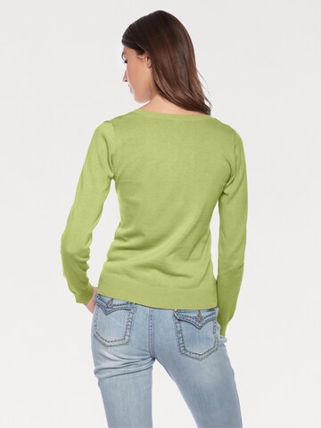 Pull-over heine en vert