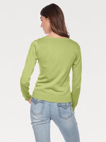 heine Пуловер в зелено