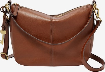 FOSSIL Shoulder Bag 'Jolie' in Brown: front