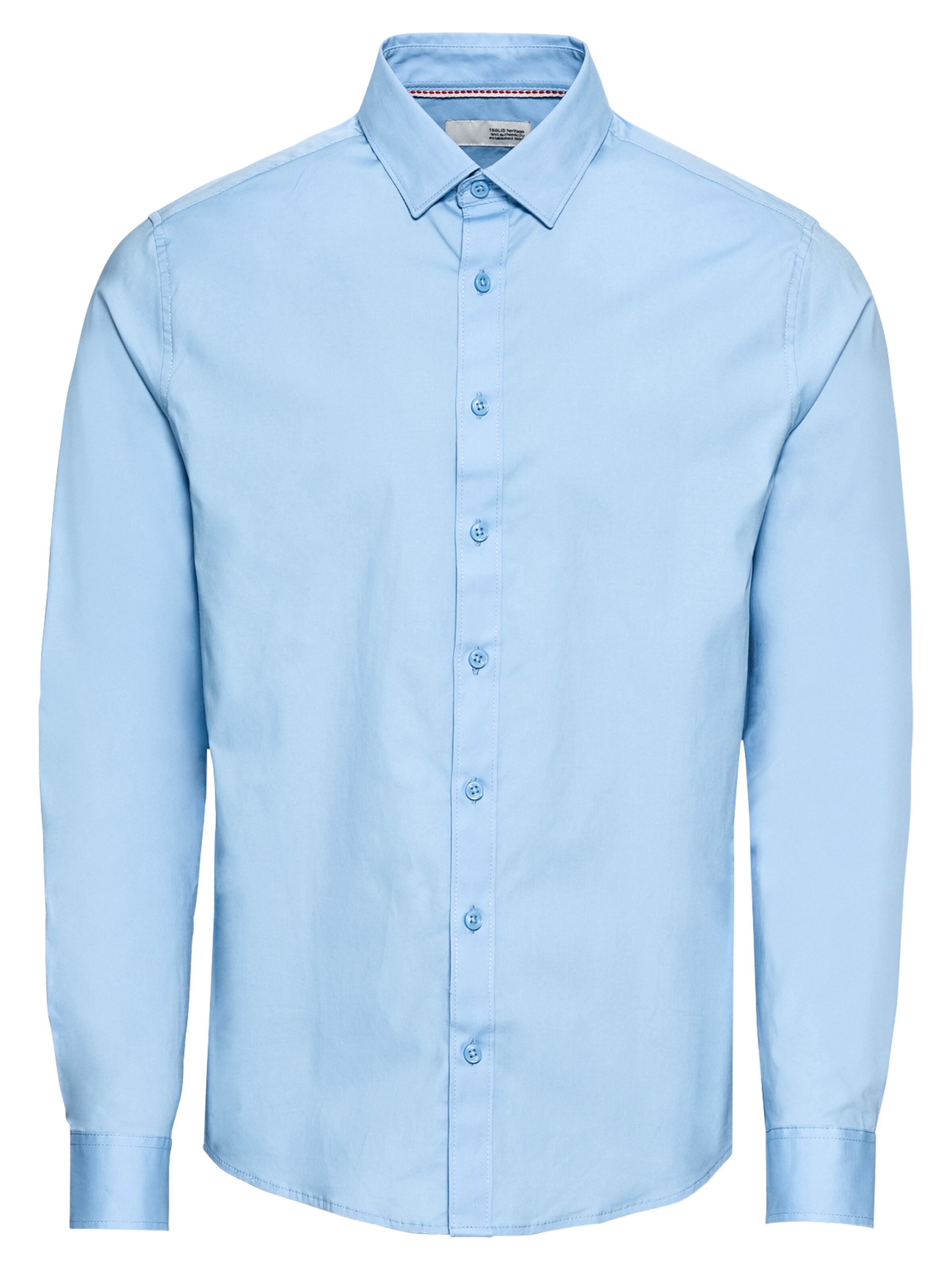 !Solid Hemd 'Tyler ' in Blau: Vorderseite