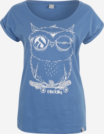 Iriedaily Shirt 'Skateowl 2' in Blauw: voorkant