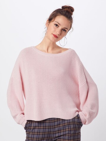 ONLY Sweter 'Hilde' w kolorze różowy: przód