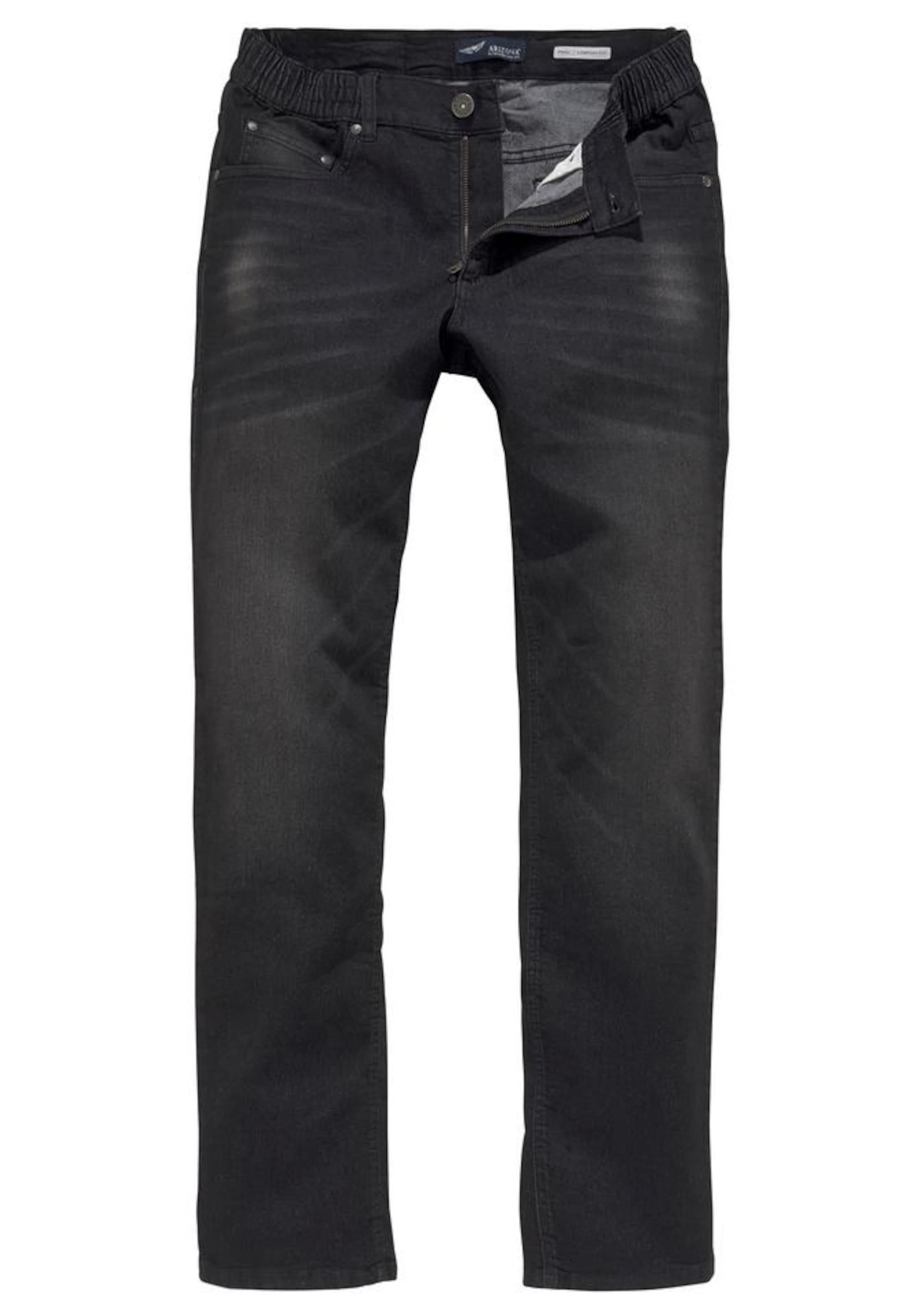 ARIZONA Jeans in Black: front