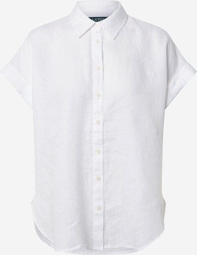 Lauren Ralph Lauren Блуза 'BROONO-SHORT SLEEVE-SHIRT' в бяло, Преглед на продукта