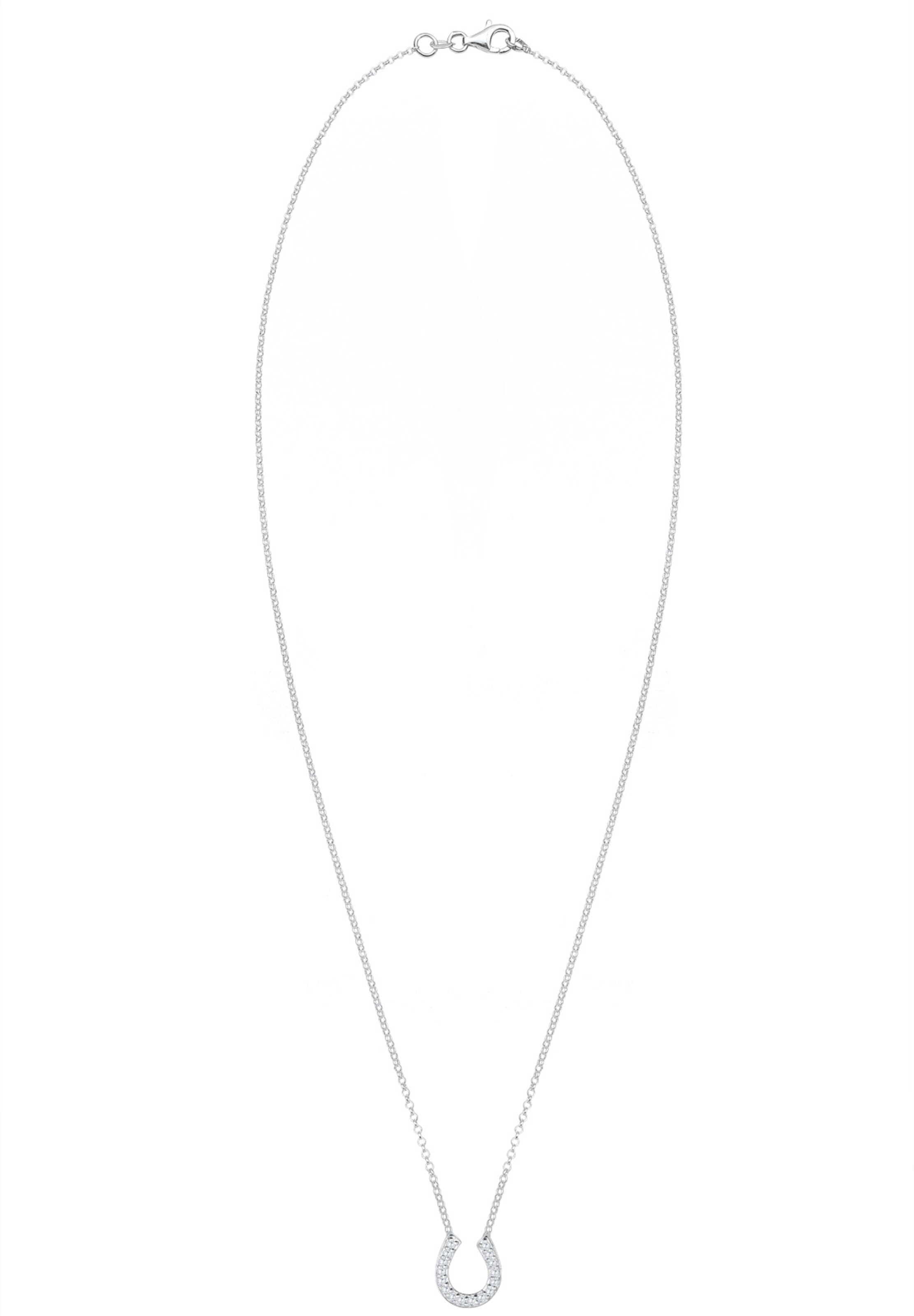 ELLI Kette 'Hufeisen' in Silber