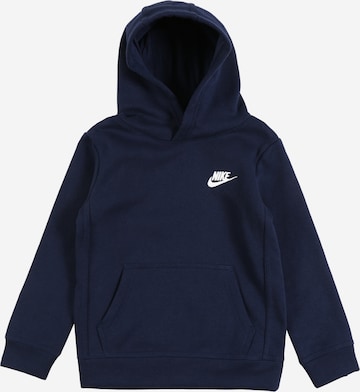 Nike Sportswear Μπλούζα φούτερ 'Club' σε μπλε: μπροστά