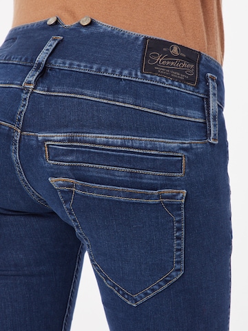 Skinny Jean 'Pitch' Herrlicher en bleu