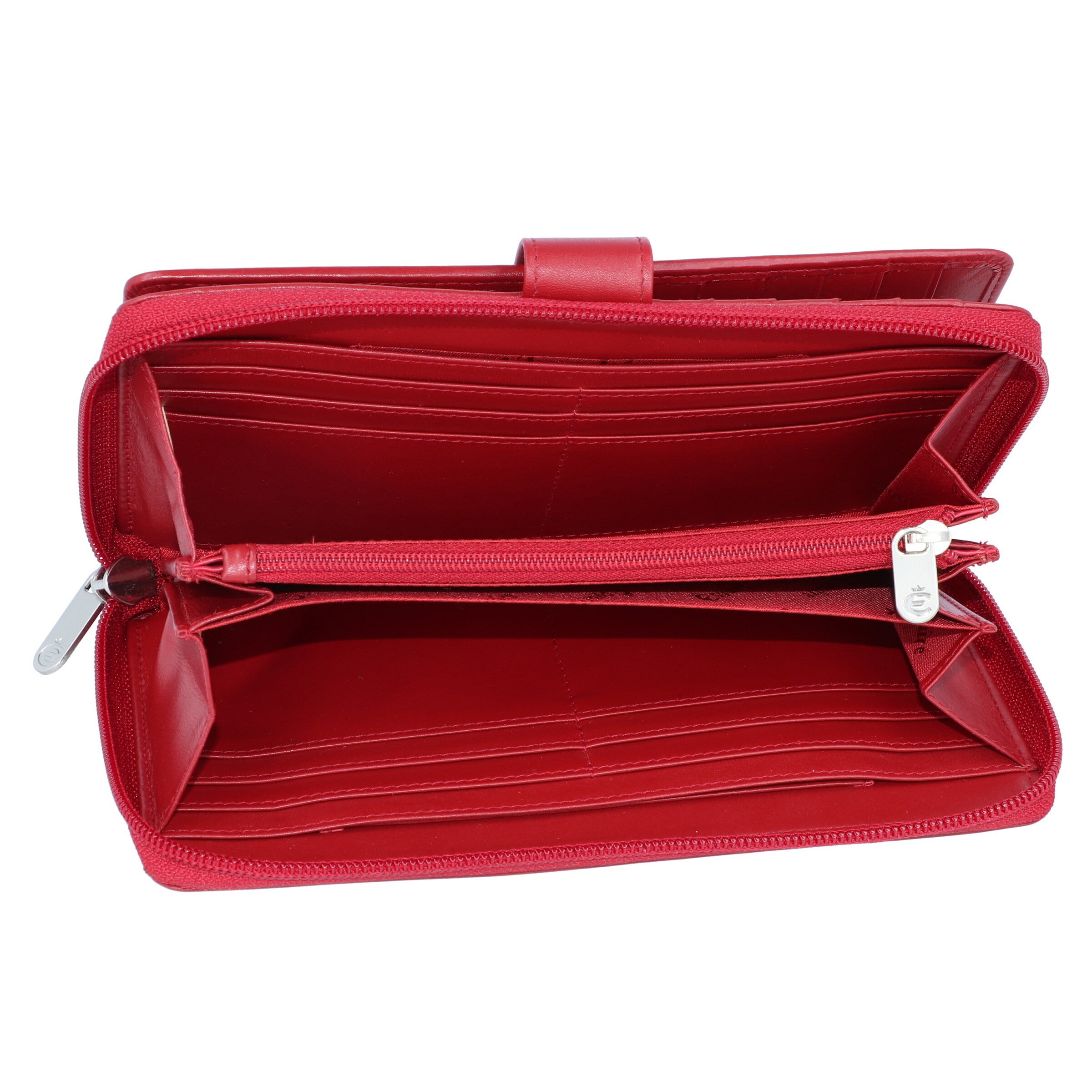 Portamonete 'New Silk' di Esquire in rosso