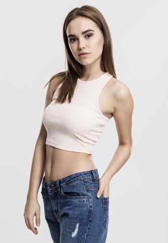 Urban Classics Bandeau Top in Pink
