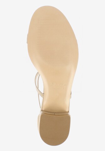 EVITA Sandalen met riem 'Salvina' in Beige