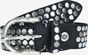 Cintura di b.belt Handmade in Germany in nero: frontale